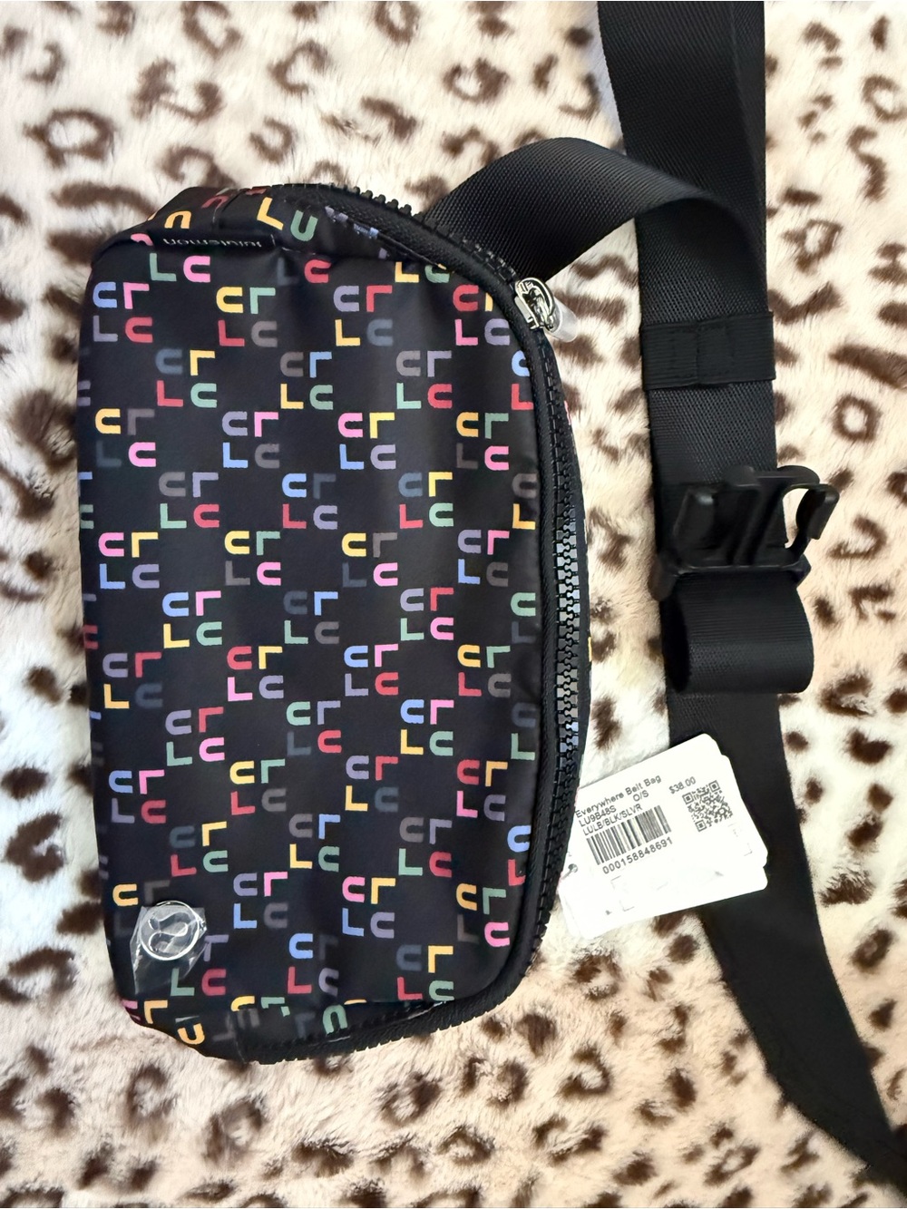 Multicolor Monogram Crossbody Belt Bag